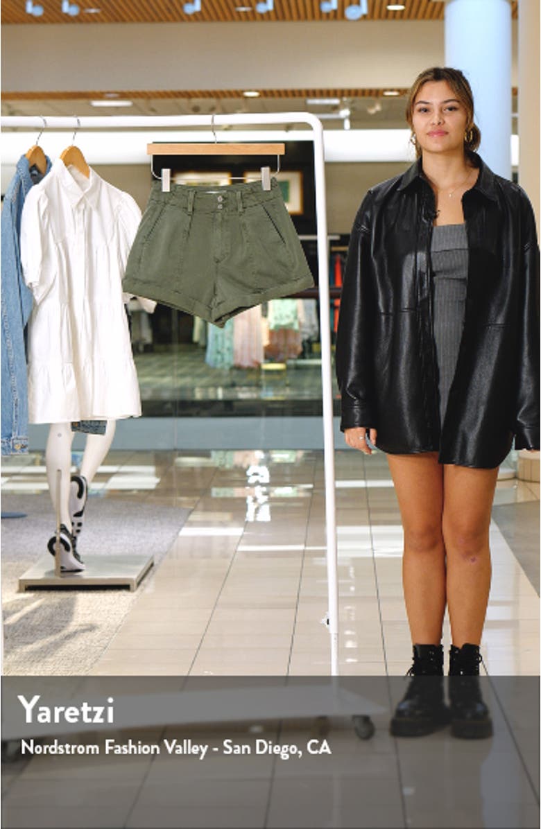 Brooklyn High Waist Utility Shorts, sales video thumbnail