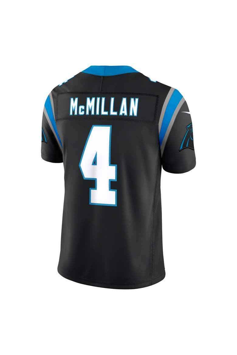 Men's Nike Tetairoa McMillan Black Carolina Panthers Team Vapor F.U.S.E. Stitched Limited Jersey, Alternate, color, Black