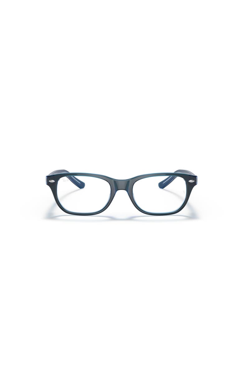 46mm Square optical glasses, Alternate, color, Blue