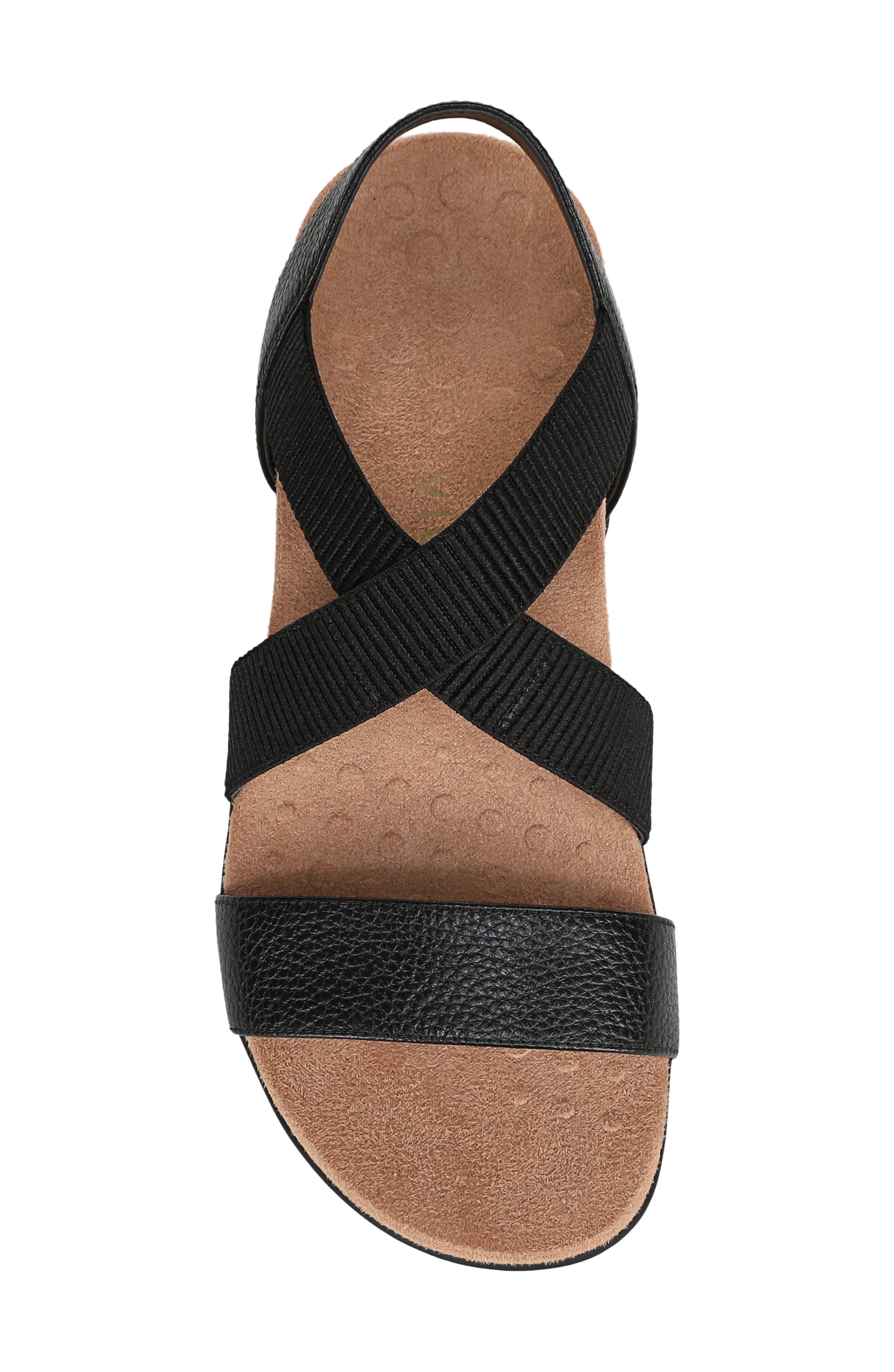 Vionic Raina Slingback Sandal, Alternate, color, Black