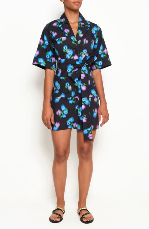 Harbor Stretch Cotton Shirtdress