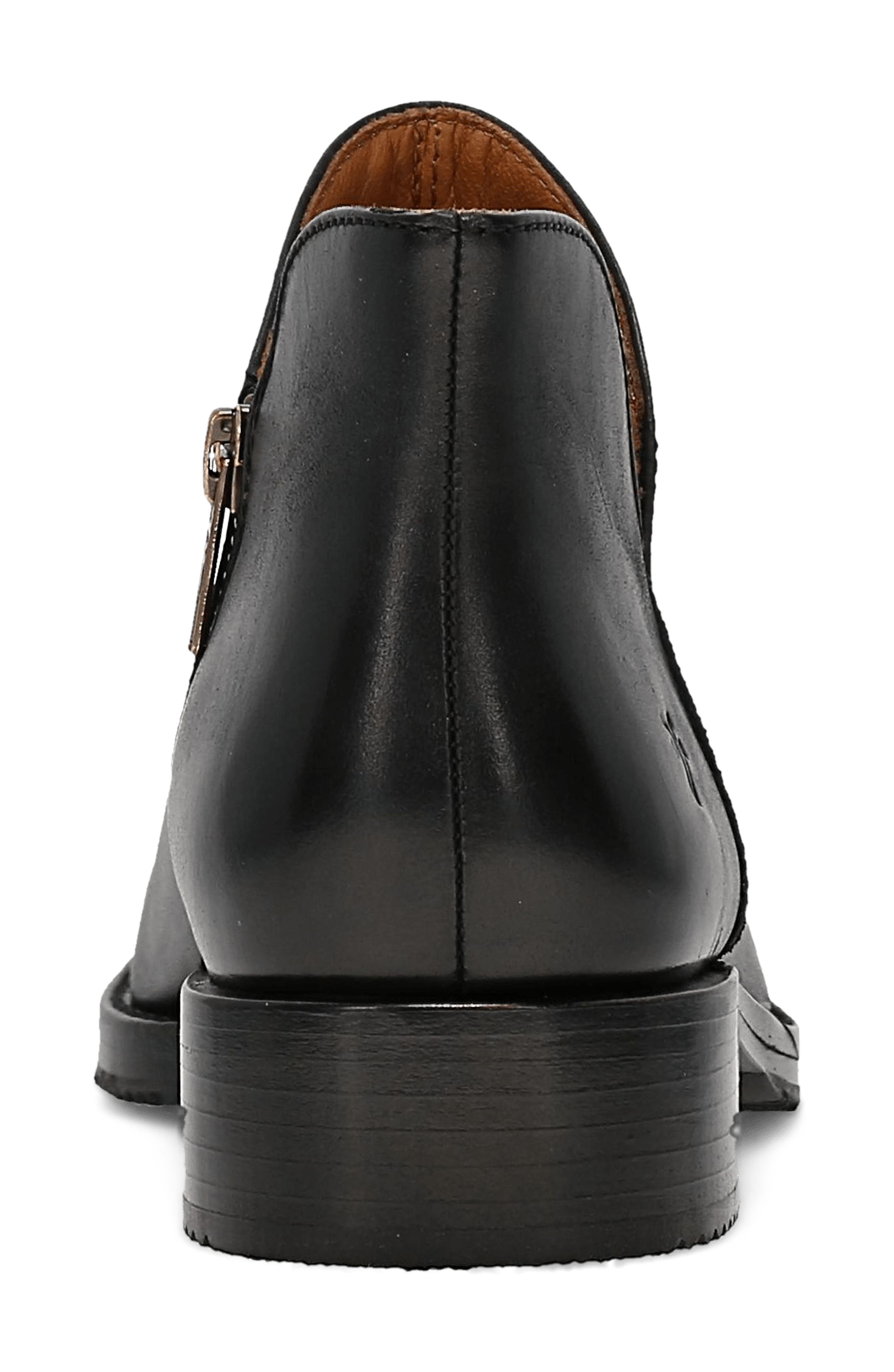 Melissa Leather Bootie, Alternate, color, BLACK