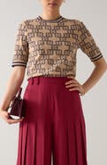 LK Bennett Odette Jacquard Top