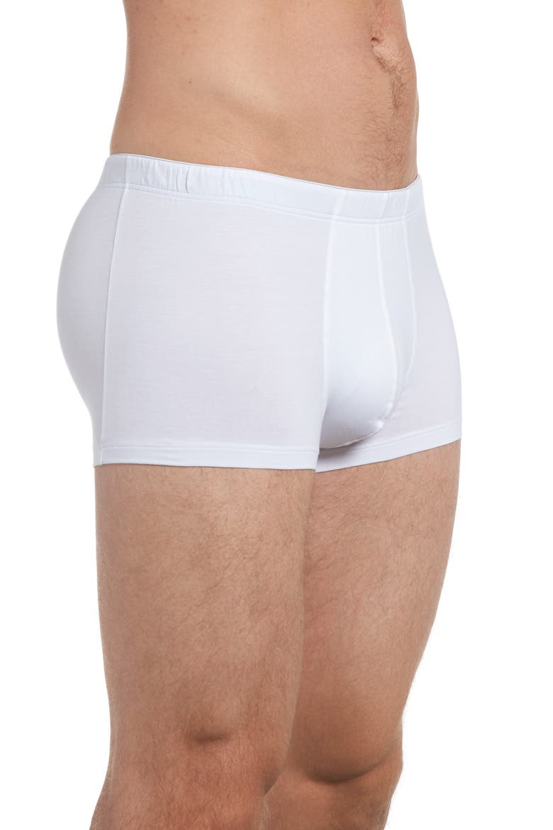Cotton Superior Cotton Boxer Brief, Alternate, color, WHITE