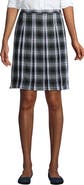 Lands' End School Uniform Young  Plaid Box Pleat Skirt Top of the Knee