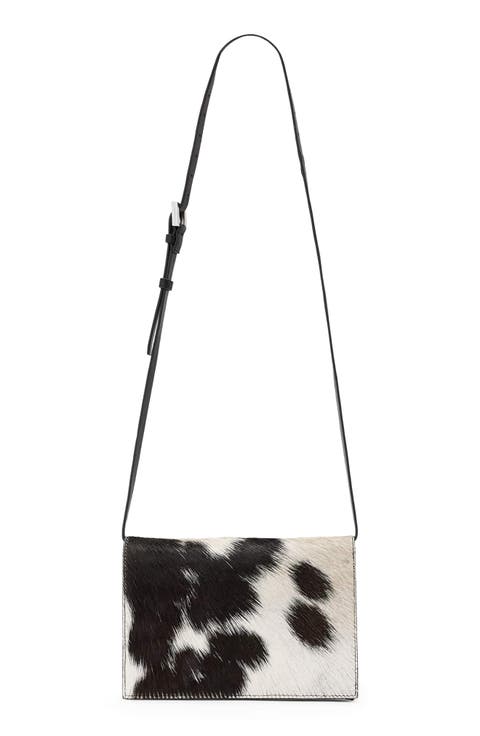 Uma Luxe Genuine Calf Hair Crossbody Bag