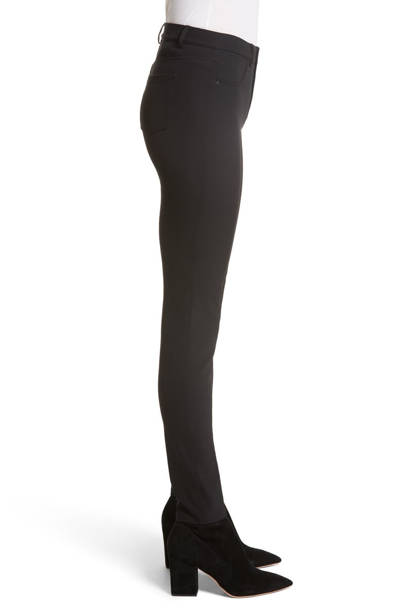 Lafayette 148 New York Mercer Acclaimed Stretch Skinny Pants, Alternate, color, Black