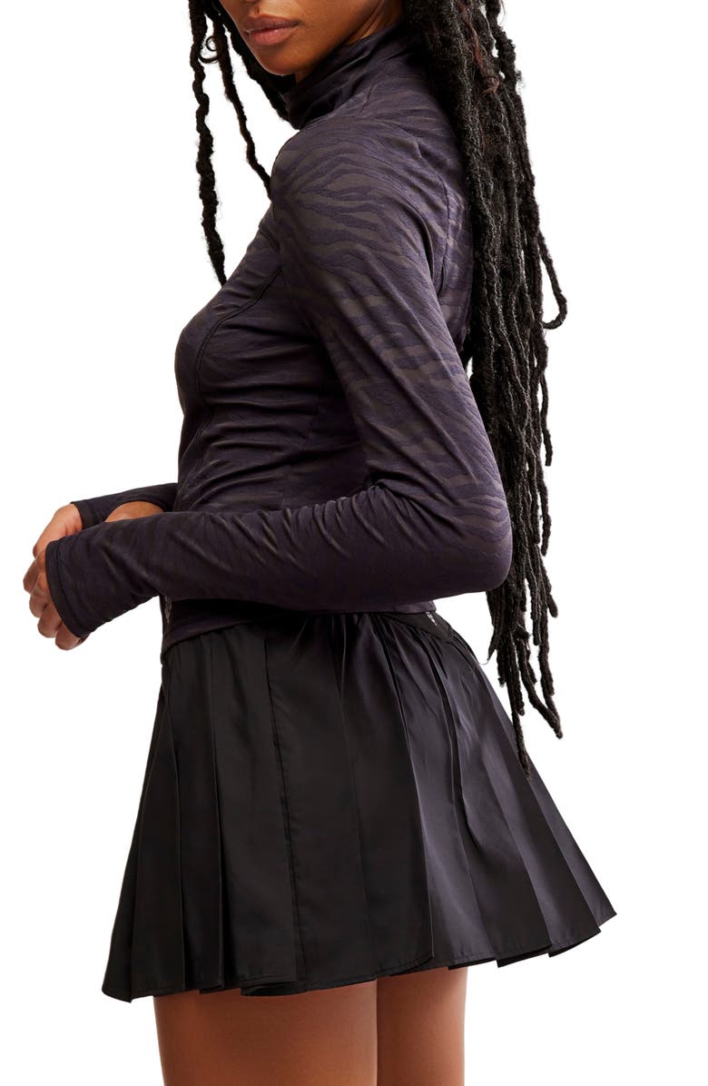 Free People Acclimate Jacquard Turtleneck Pullover, Alternate, color,