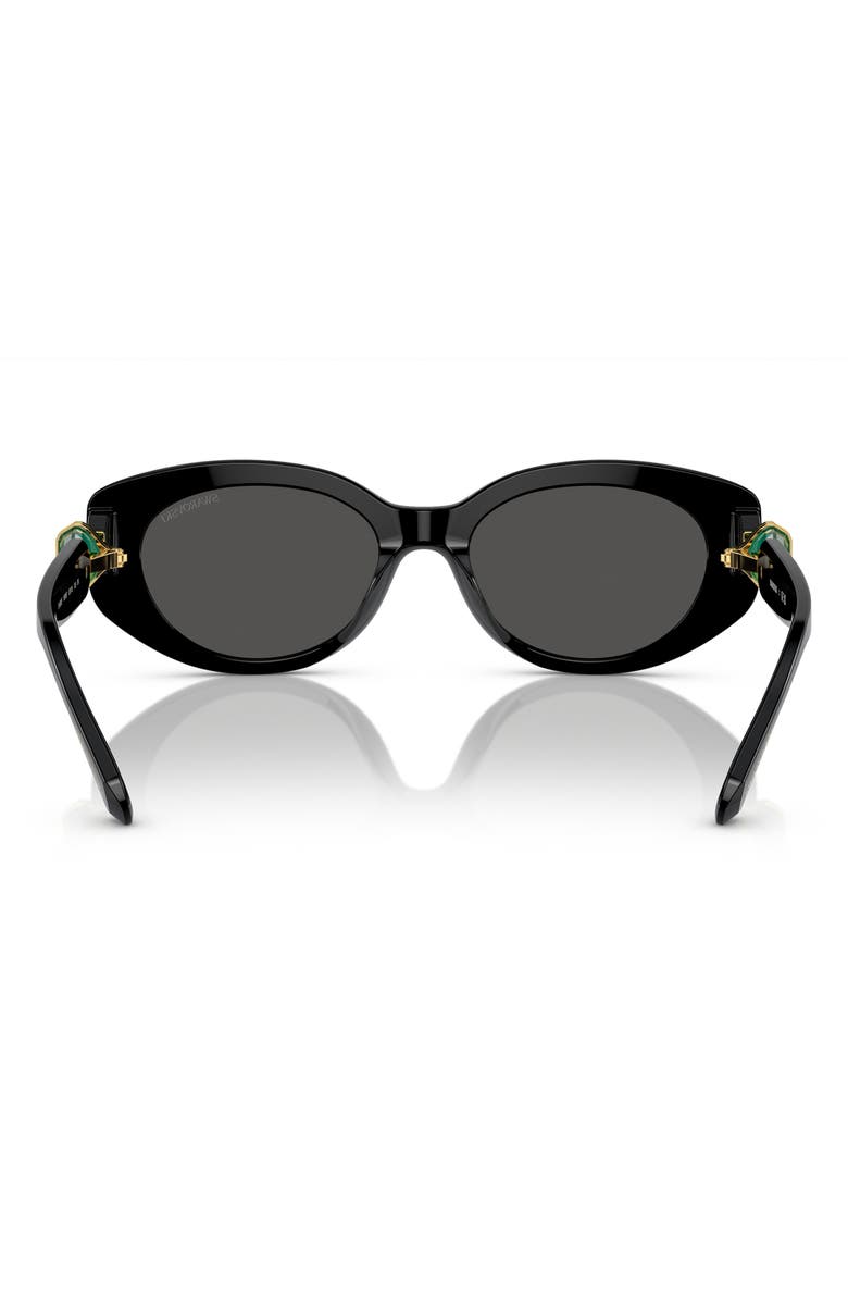 Swarovski 54mm Oval Sunglasses, Alternate, color, 