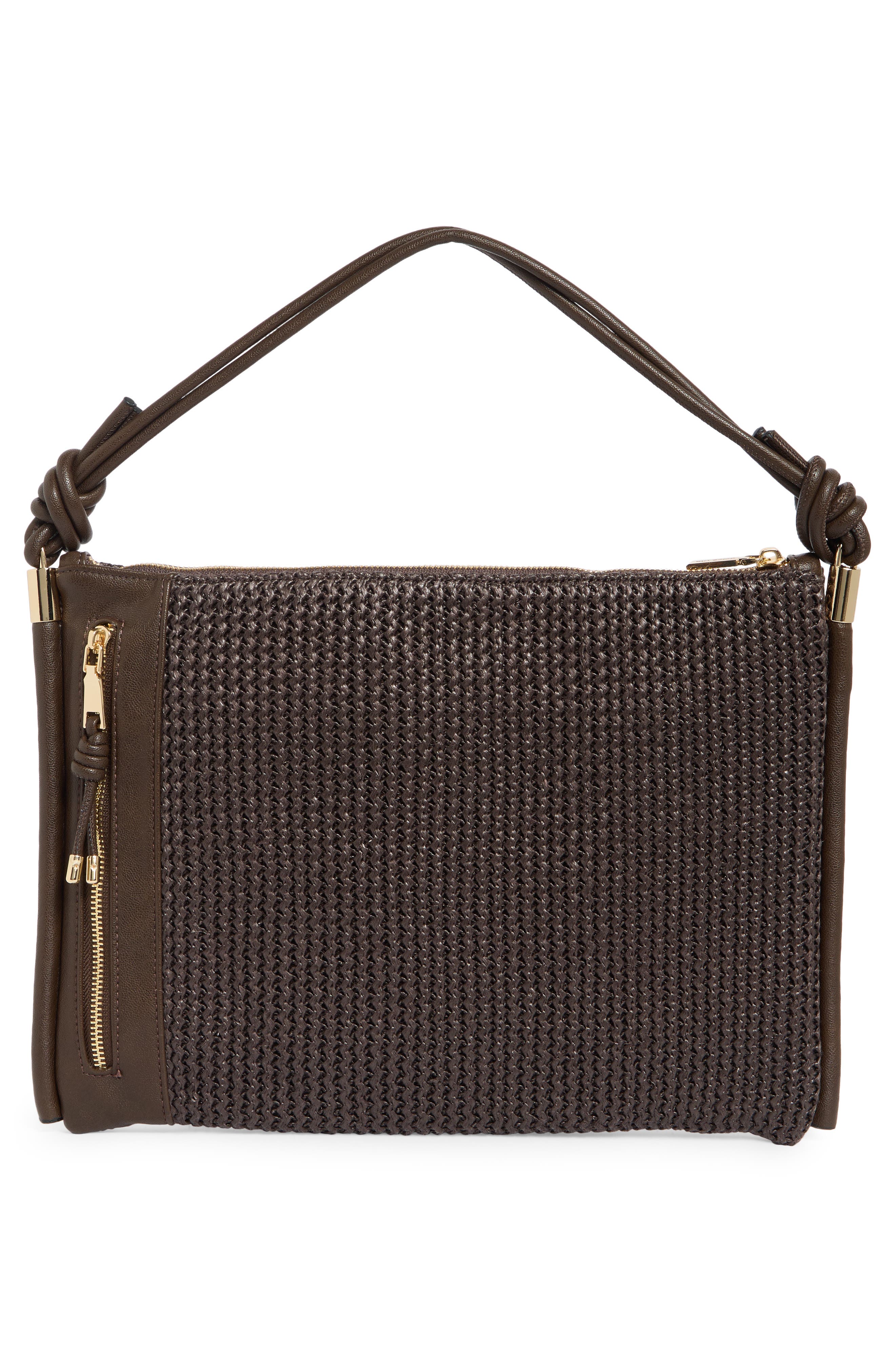 Dolce Vita Venice Shoulder Bag, Alternate, color, Chocolate Straw