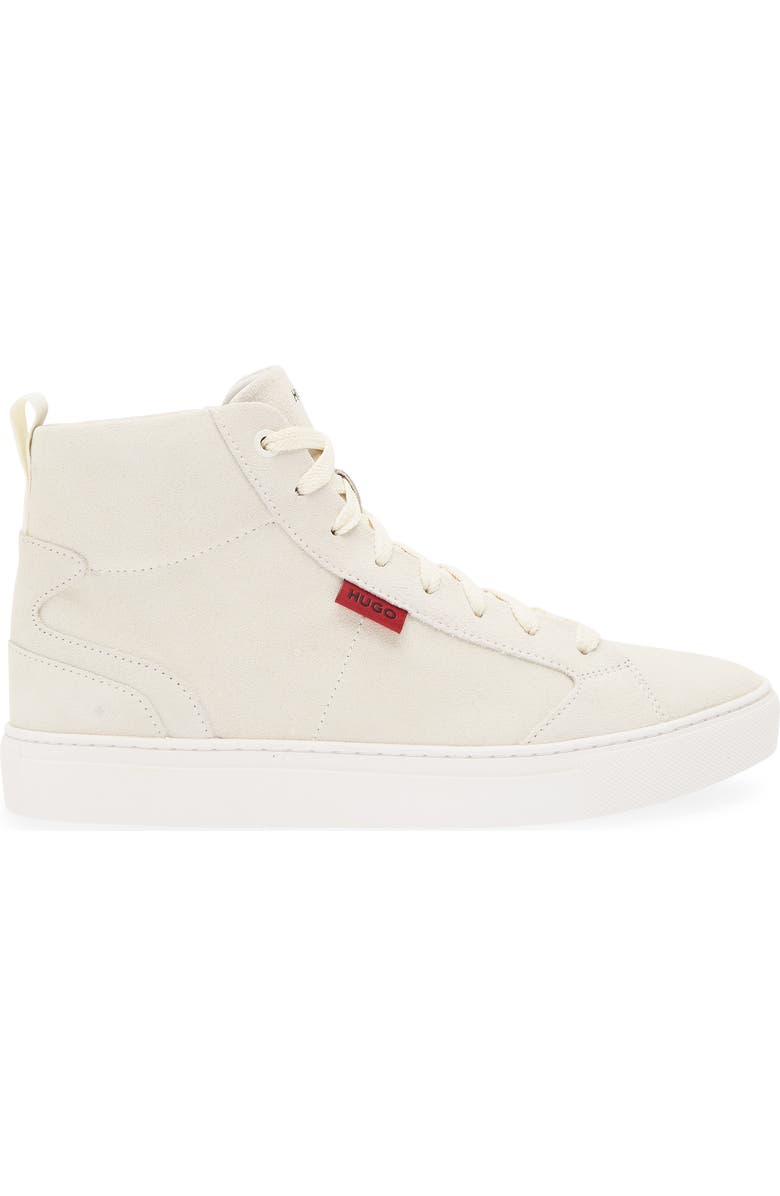 BOSS Morrie High Top Sneaker, Alternate, color, Open White