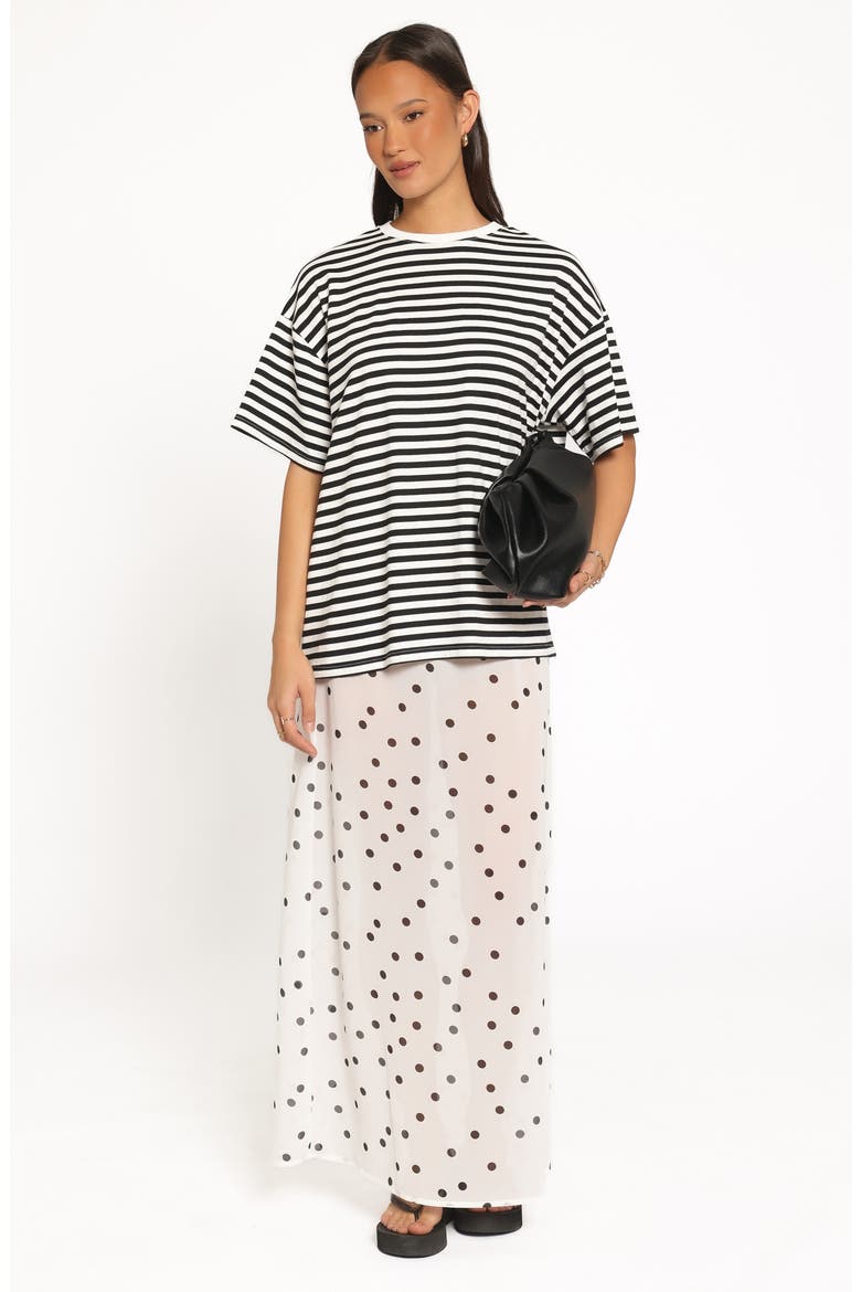 Tammi 2-Piece Skirt Set, Alternate, color, WHITE BLACK