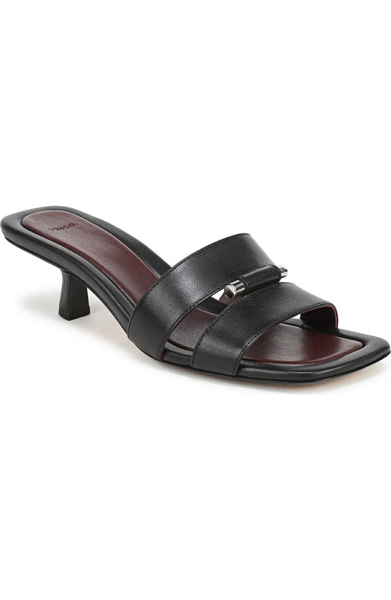 Vince Piper Kitten Heel Sandal, Main, color, Black
