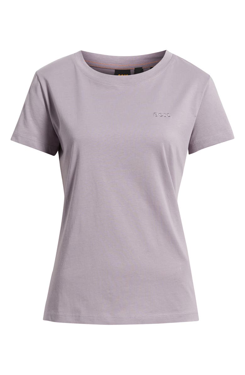 BOSS Orange Esogo Cotton T-Shirt, Alternate, color, Light/ Pastel Purple