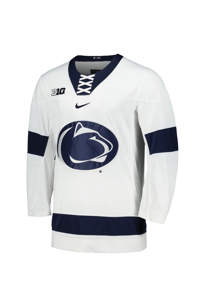 Men's Nike White Penn State Nittany Lions Replica Jersey, Alternate, color, White