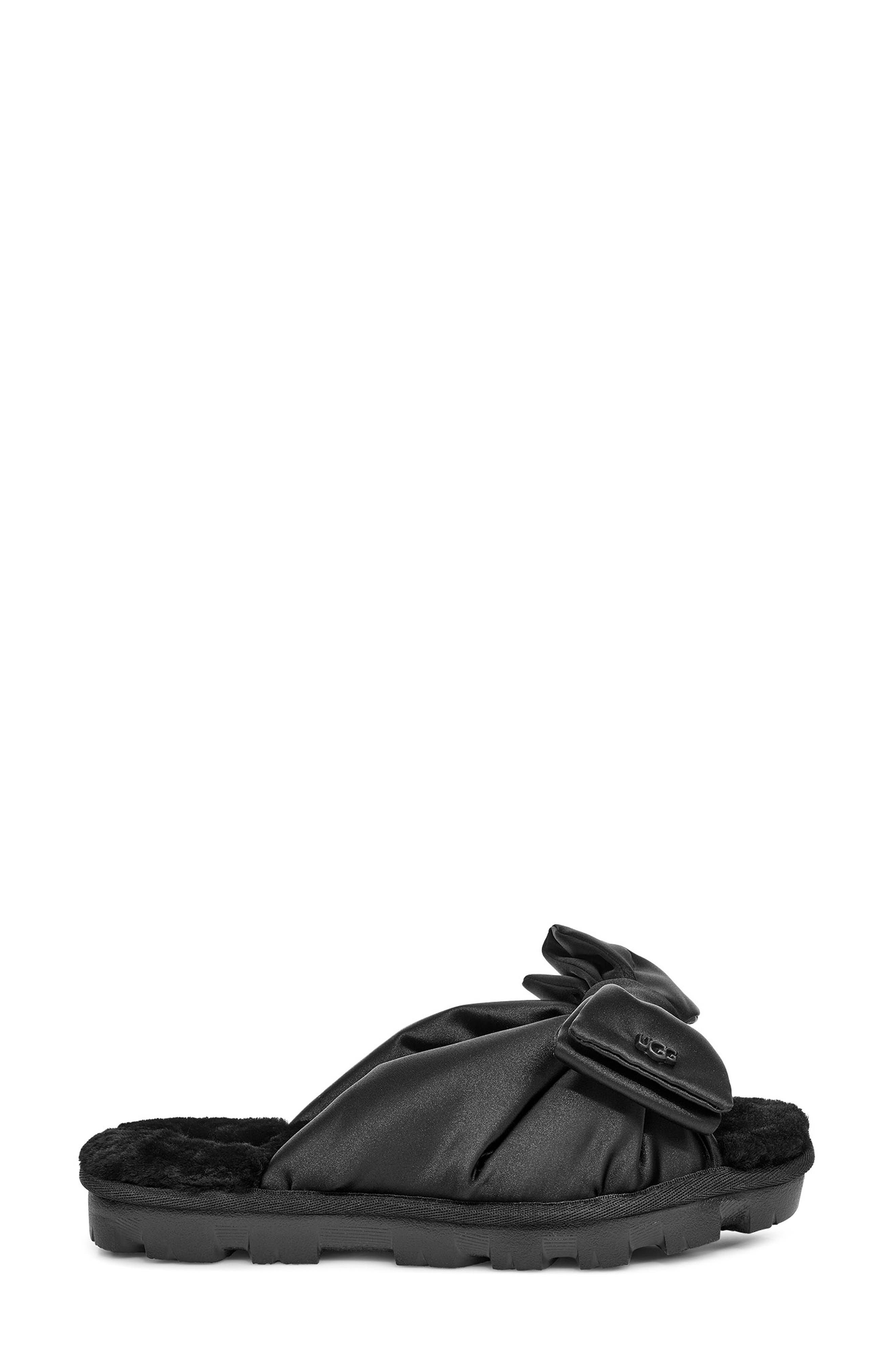 UGG<sup>®</sup> Lushette Puffer Genuine Shearling Slide, Alternate, color, 