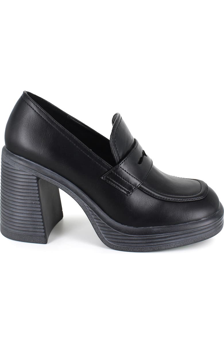 ZIGIny Shandra Heeled Loafer, Alternate, color, Black