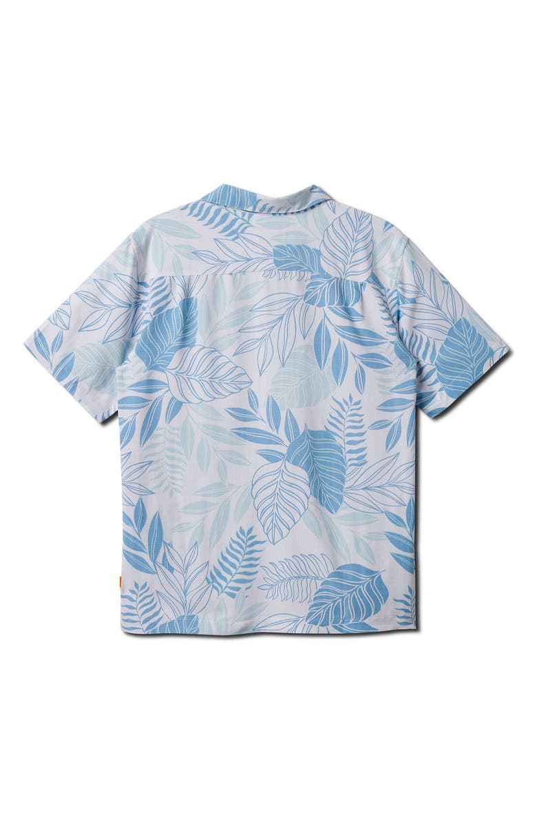 Quiksilver White Sands Short Sleeve Shirt, Alternate, color, Blue/ White