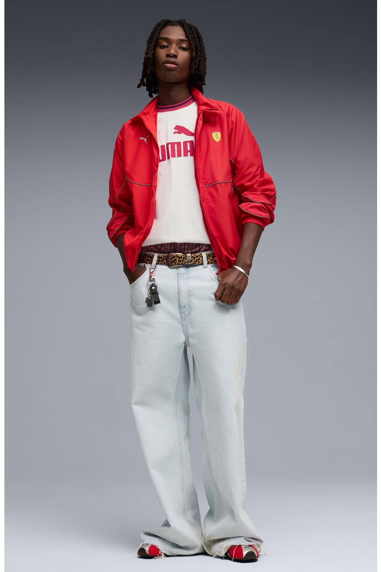Scuderia Ferrari Windbreaker, Alternate, color, ROSSO CORSA