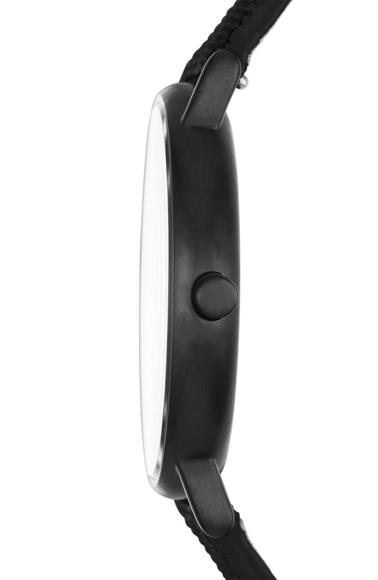 Skagen Signatur Nylon Strap Watch, 40mm, Alternate, color, 