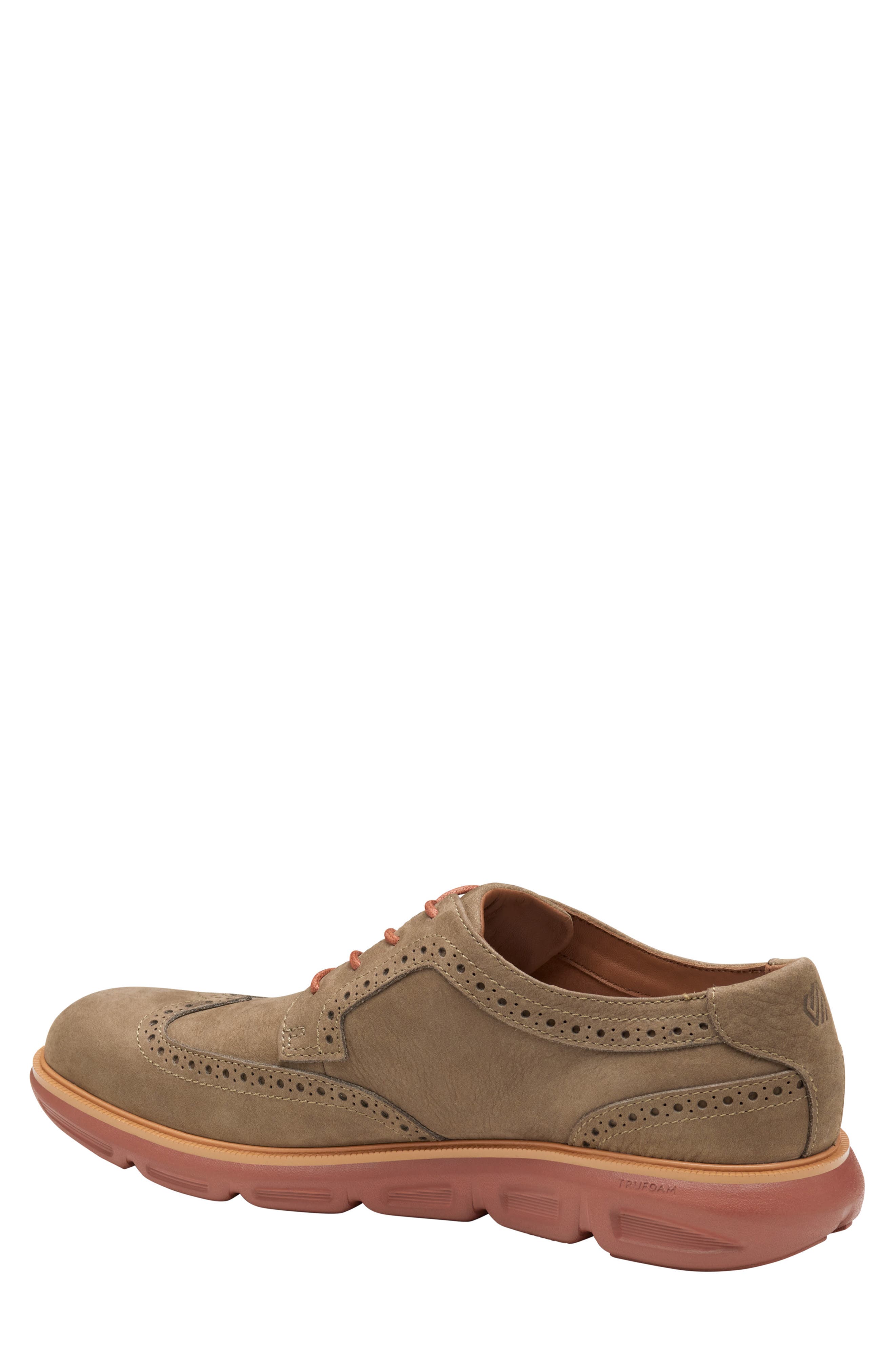 Larkin Wingtip Derby, Alternate, color, TAUPE NUBUCK