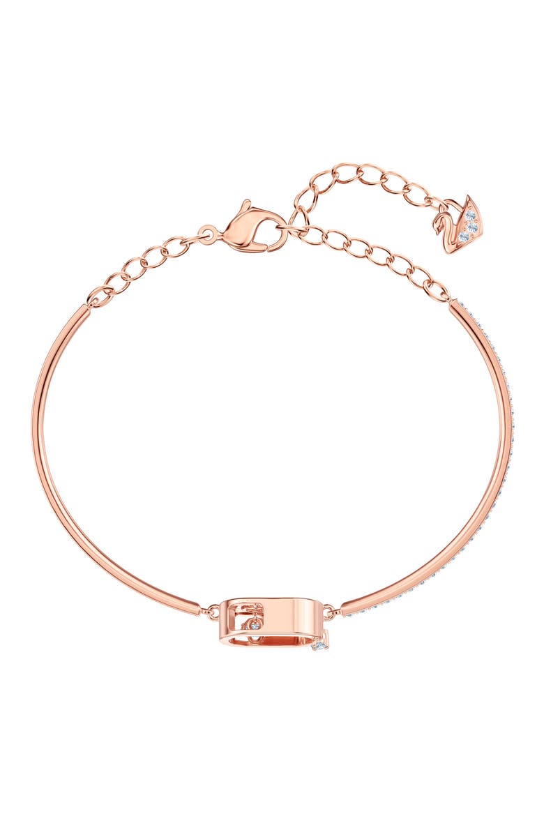 North Crystal Dance Pavé Bracelet, Alternate, color, ROSE GOLD