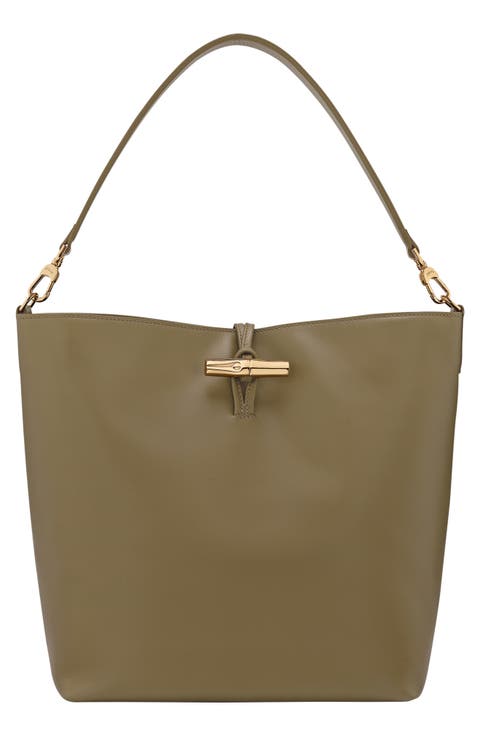 Le Roseau Leather Hobo Bag