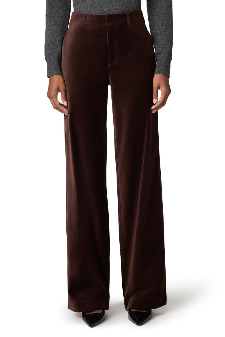 Sasha Wide Leg Trousers, Main, color, BURGUNDY