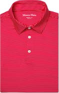 Mizzen+Main Versa Trim Fit Stripe Performance Golf Polo