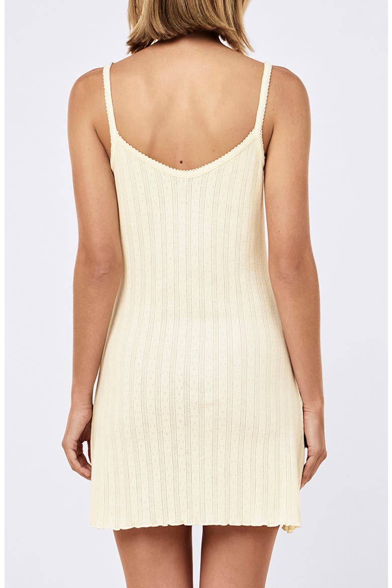 Imogen Cotton Pointelle Nightgown, Alternate, color, BUTTERCUP