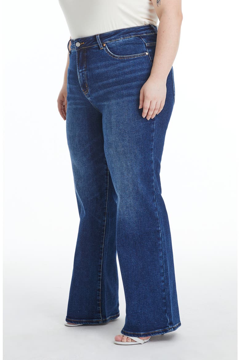 Linda High Waist Wide Leg Jeans, Alternate, color, DEEP SEA