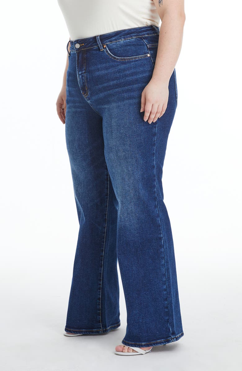 Bayeas Linda High Waist Wide Leg Jeans, Alternate, color, Deep Sea