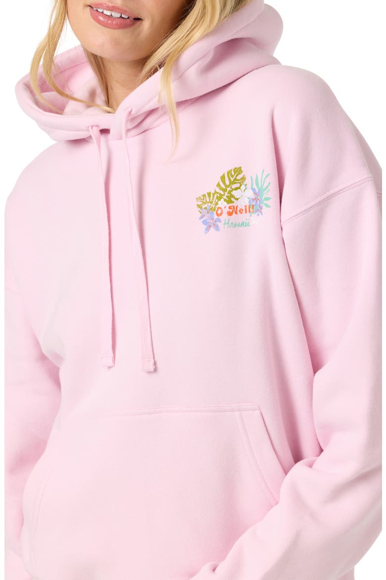 Botany Hawaii Graphic Hoodie, Alternate, color, PINK