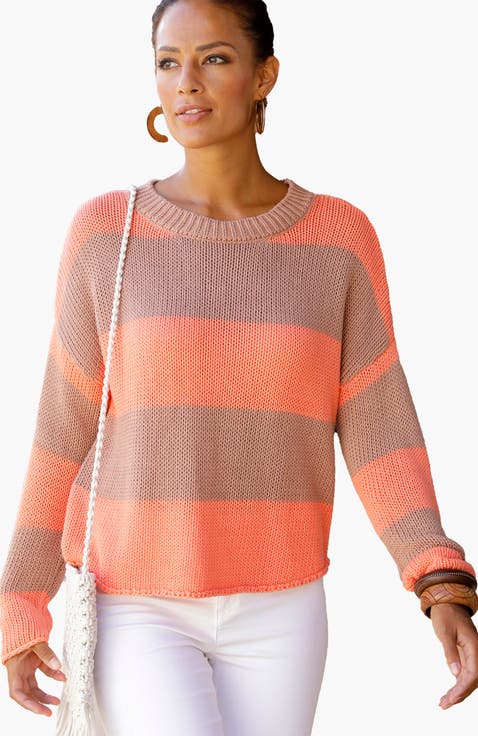 Striped Long Sleeve Sweater