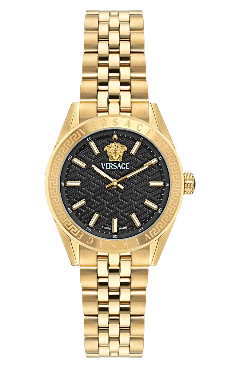 Versace V-Code Bracelet Watch, 36mm, Main, color,