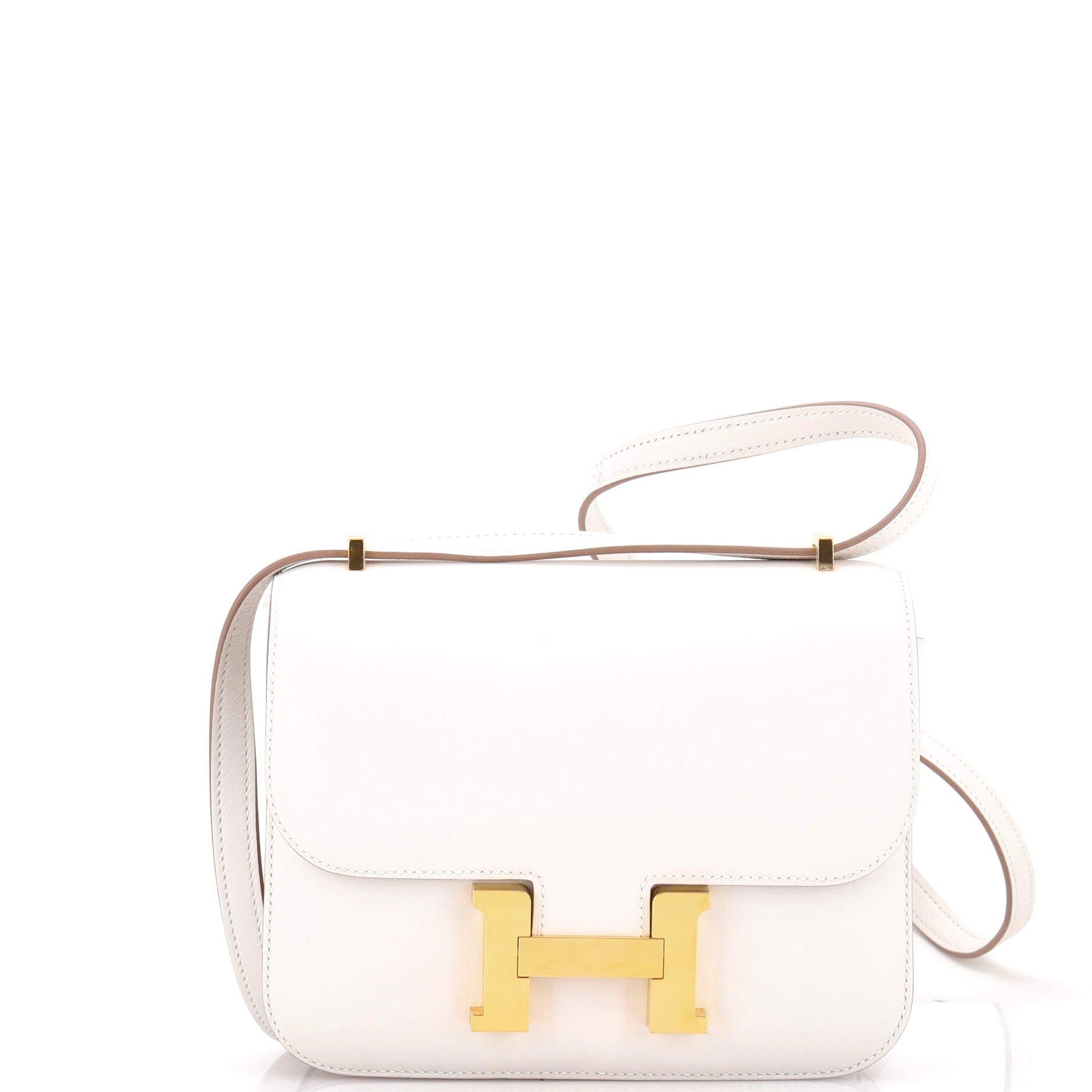 Pre-Owned Hermes Constance NM Bag Swift 18, Main, color, Gris Pale