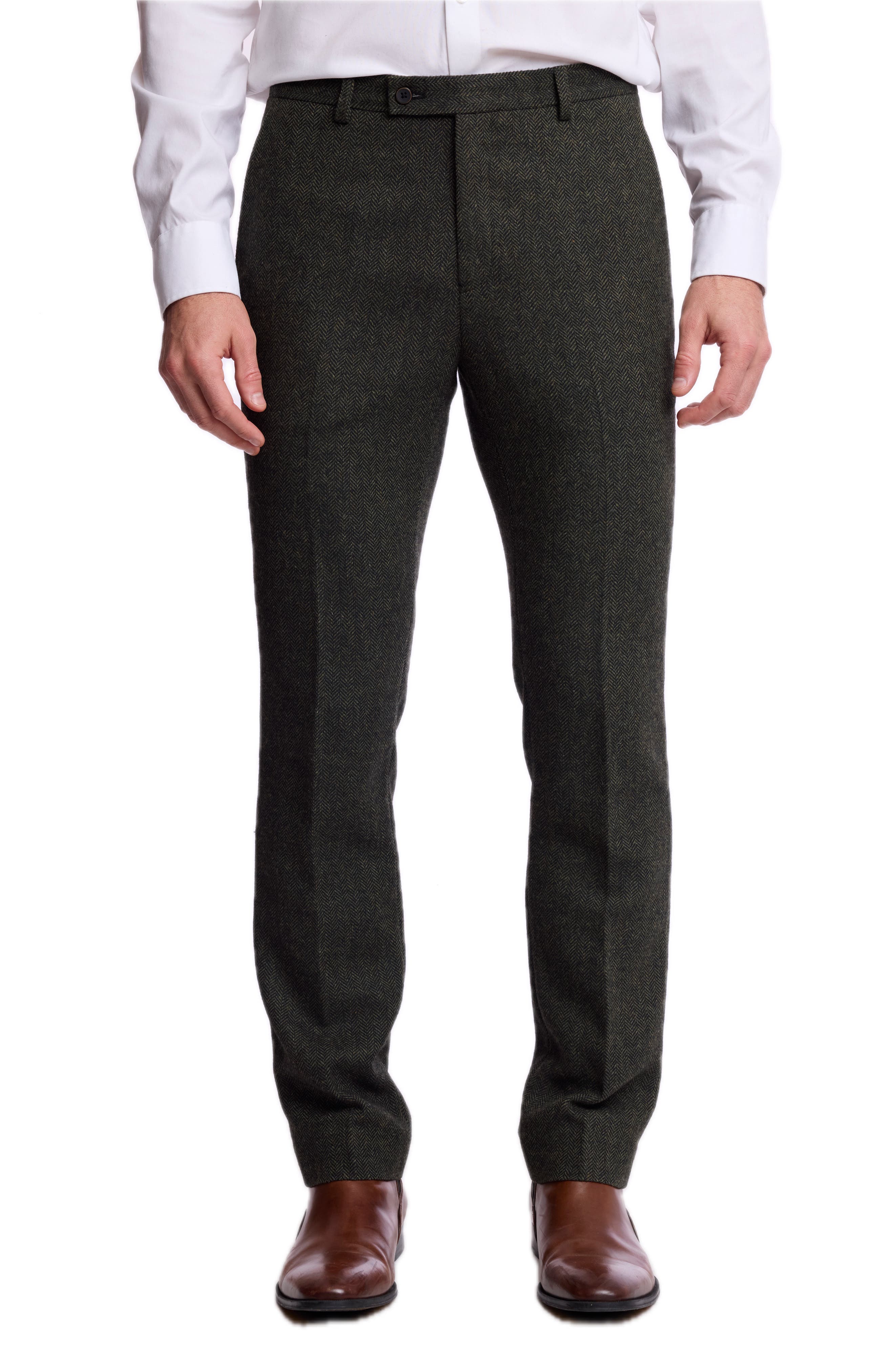 Downing Slim Fit Herringbone Pants
