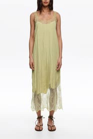 Bimba y Lola Mini Dots Lace Strap Dress