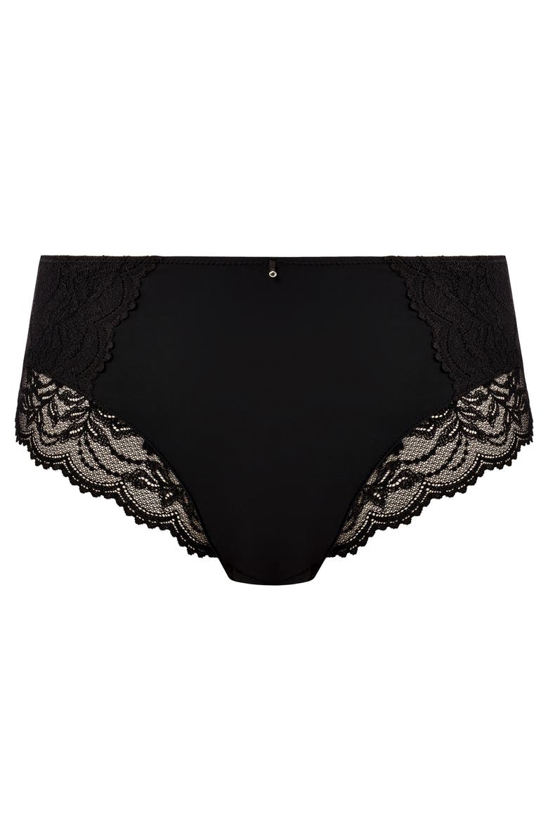 Fantasie Cesile High Waist Briefs, Alternate, color, Black