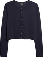 LESET James Merino Wool Crewneck Cardigan