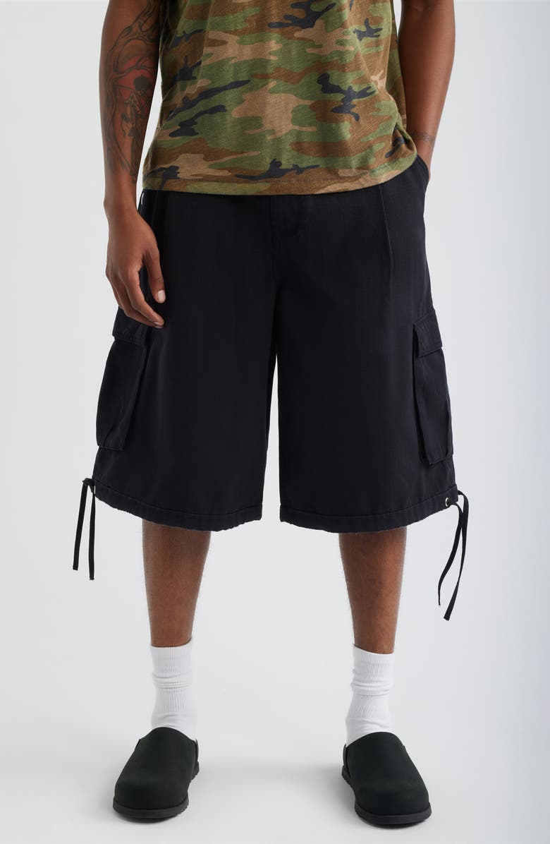 Elwood Big Core Cargo Shorts, Main, color, Vintage Black