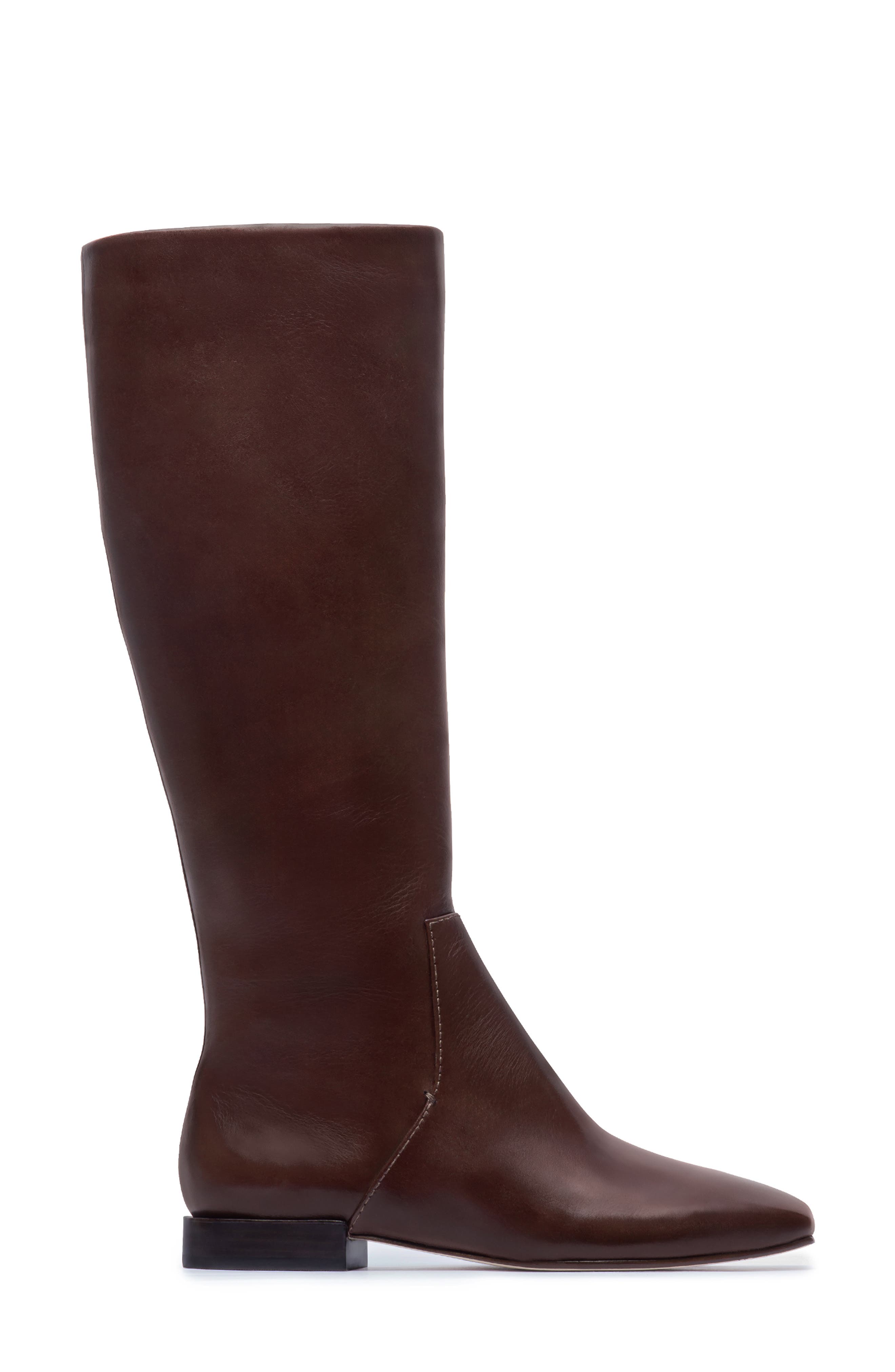 Barnes Knee High Boot, Alternate, color, DARK CHOCOLATE PARAFIN PULL UP