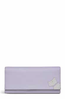 Radley Plaid Large Leather Flapover Wallet