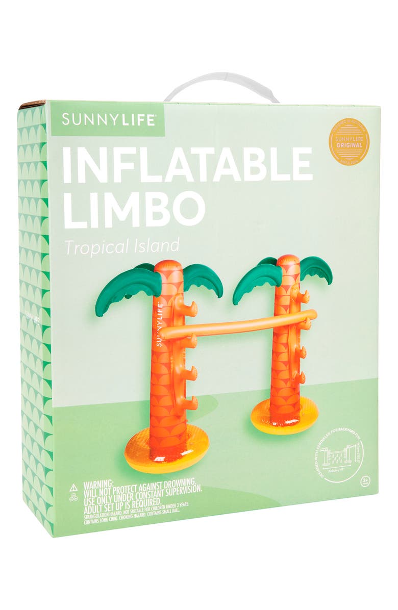 Sunnylife Inflatable Palm Tree Limbo Bar, Alternate, color,