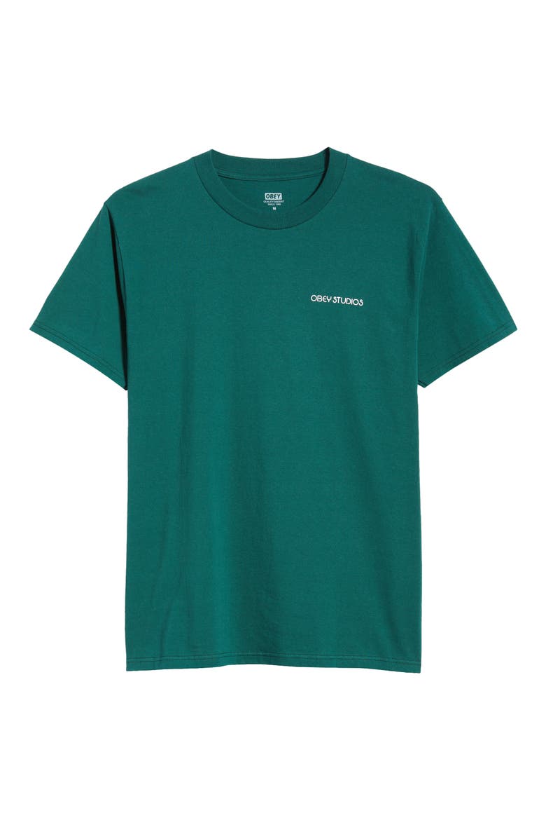 Beauty Through Diversity Cotton Graphic T-Shirt, Alternate, color, RAINFOREST