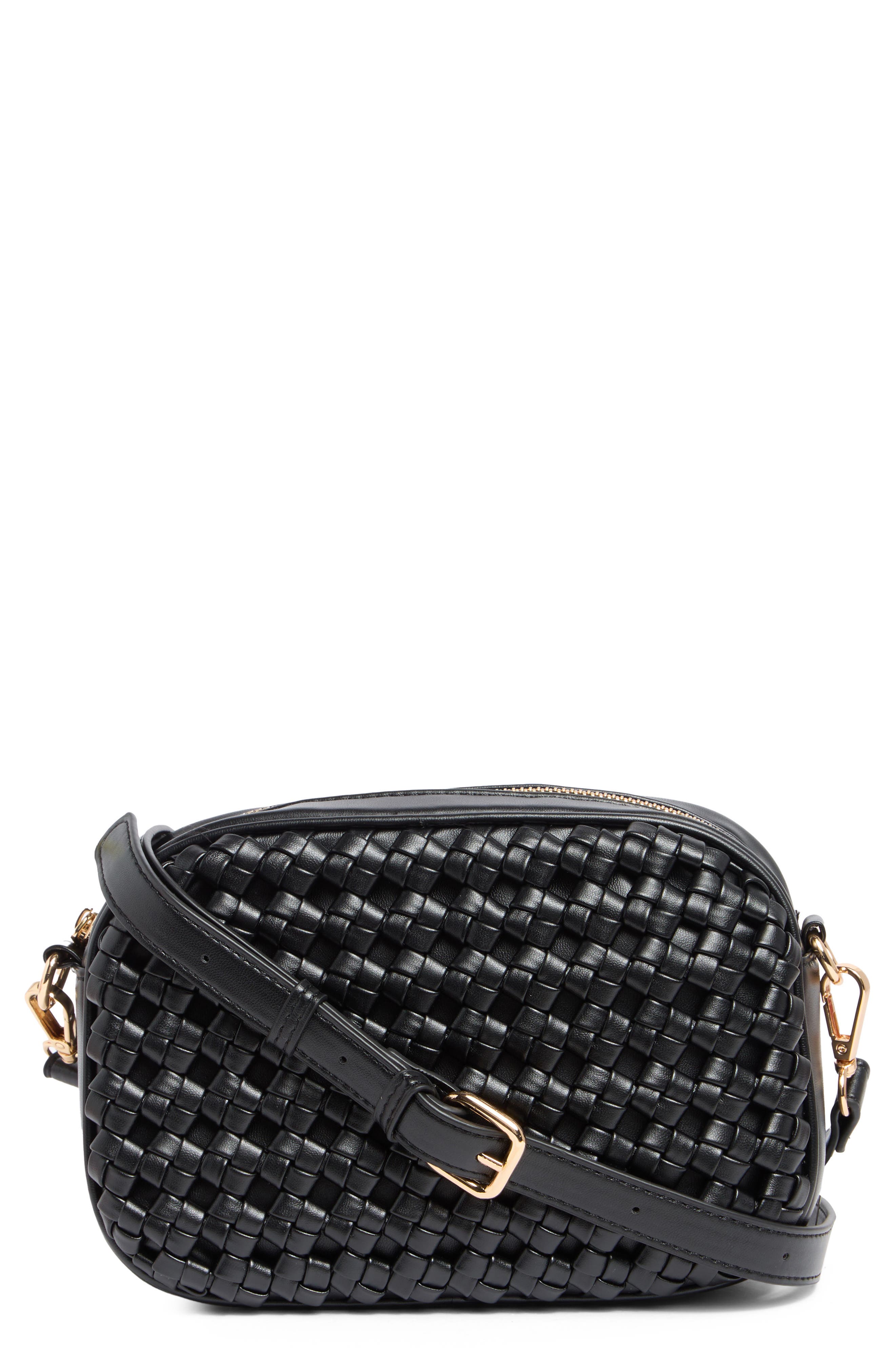 URBAN EXPRESSIONS HANDBAGS Woven Crossbody Bag, Main, color, 