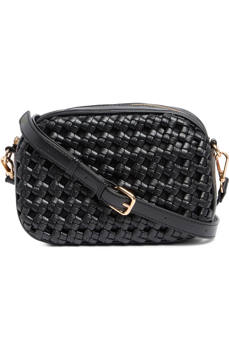 URBAN EXPRESSIONS HANDBAGS Woven Crossbody Bag, Main, color,