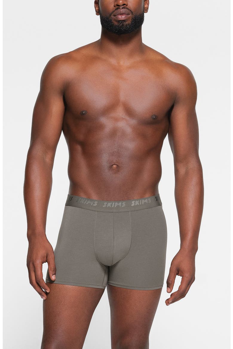 3-Pack 3-Inch Cotton & Modal Blend Boxer Briefs, Alternate, color, HEATHER MULTI