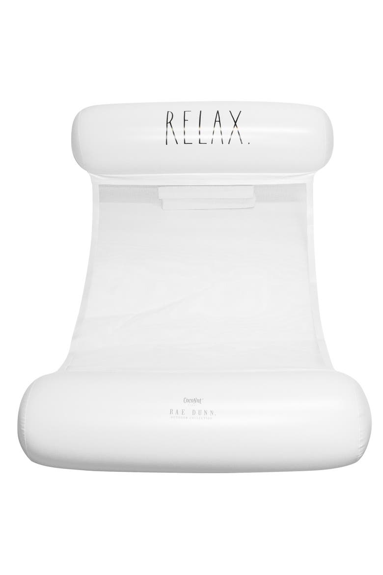 Relax Hammock Pool Lounge 54"X 28", Alternate, color, White