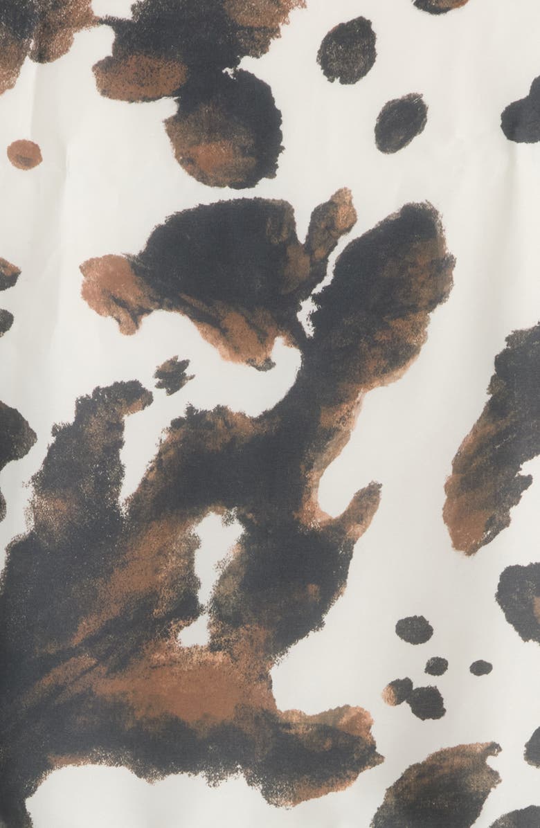 Steve Madden Classic Animal Print Satin Square Scarf, Alternate, color, 